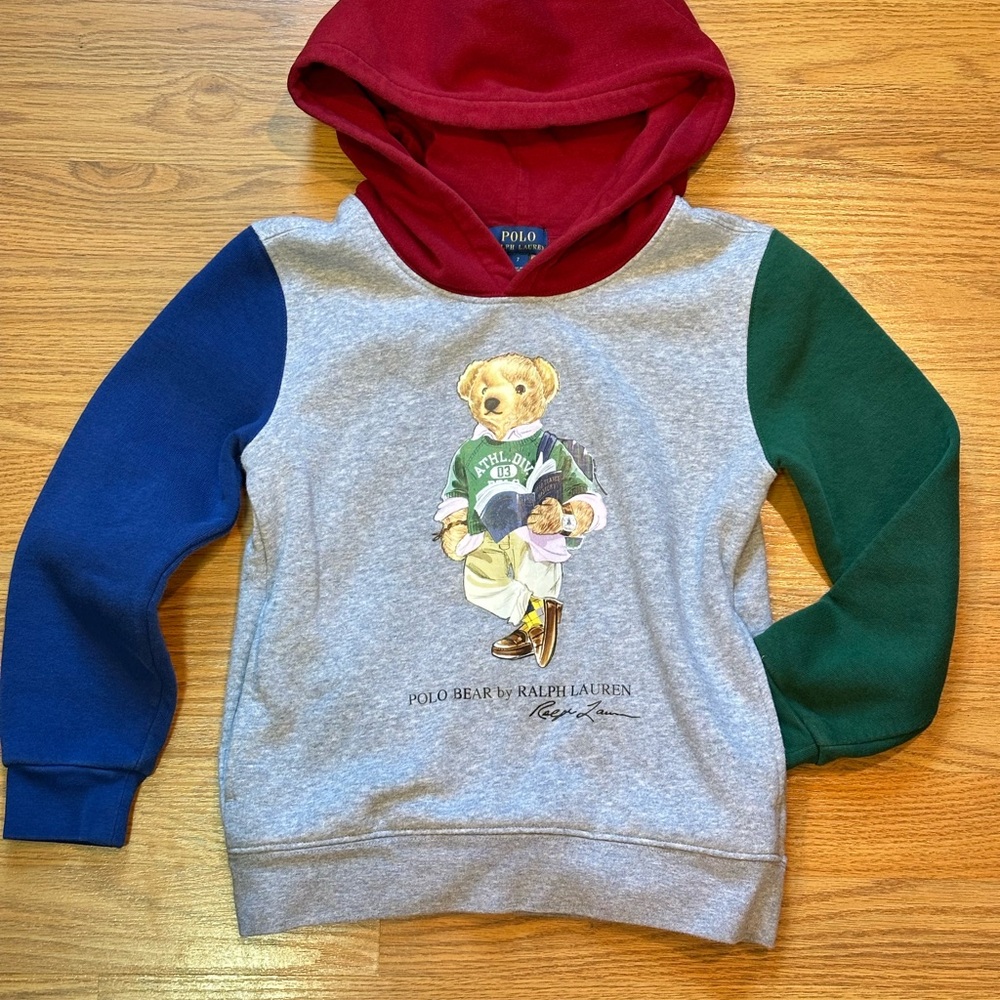 Polo by Ralph Lauren Kids' Multicolor Bear Hoodie